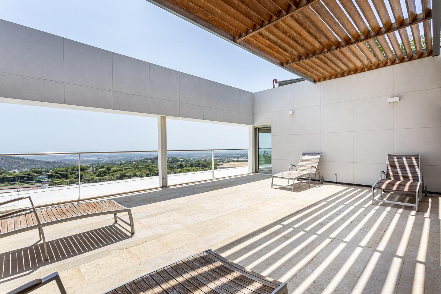 Solarium terrace — sea view villa Spain