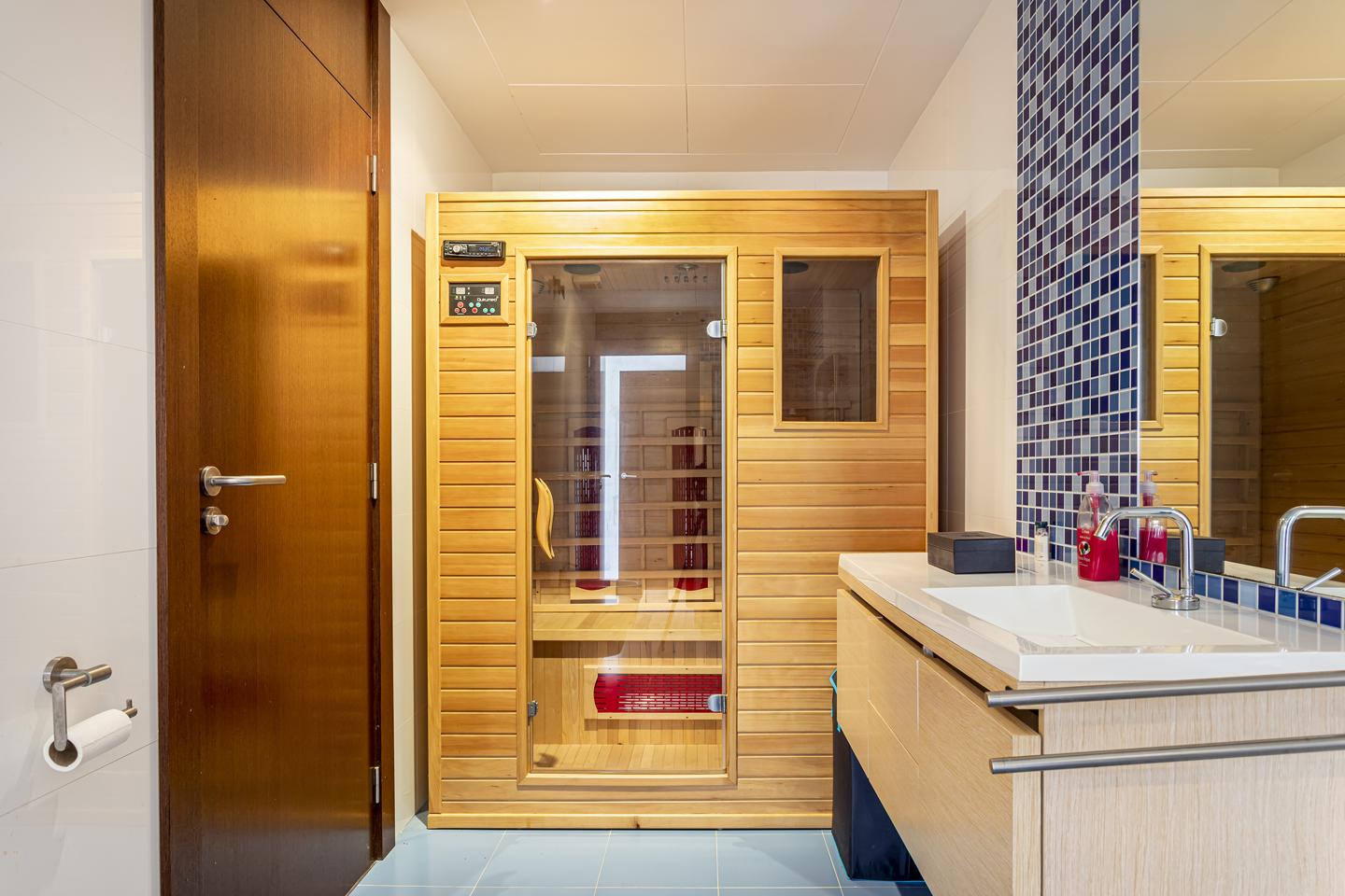 Sauna — sea view villa Spain